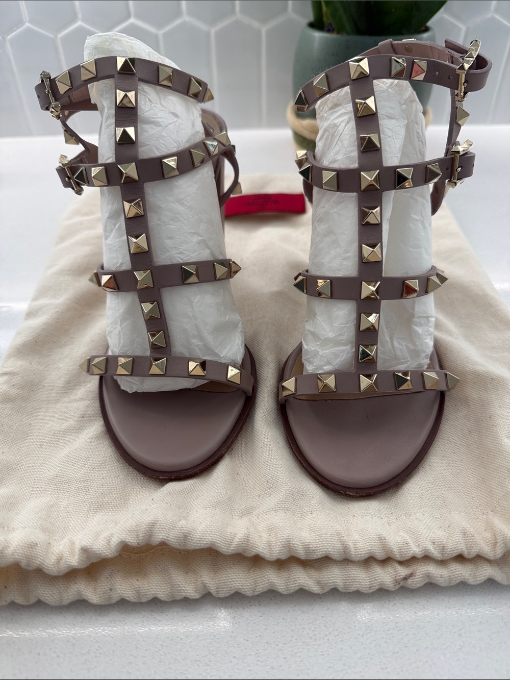 Valentino Garavani Rockstud Heel Sandals